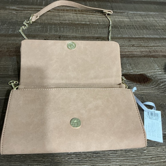 Katie Loxton Kayla Quilted Crossbody Bag Soft Tan Vegan Leather - Picture 6 of 10